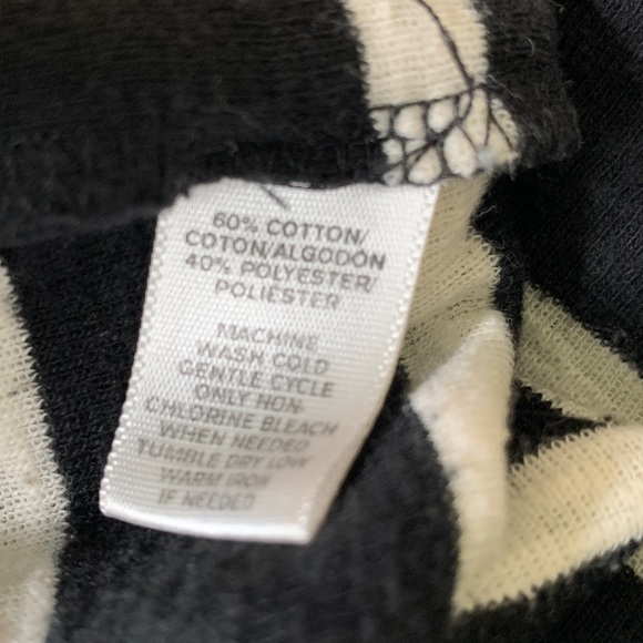 Lou and Grey, black and cream striped maxi skirt size small - Picture 6 of 6